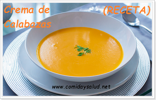 Receta crema de calabazas