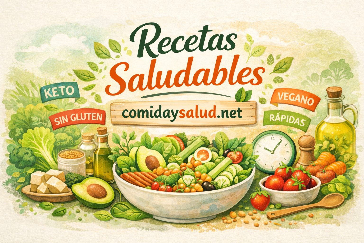Recetas saludables para cada estilo de vida: Fáciles, rápidas y llenas de sabor